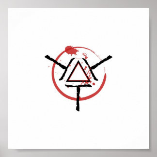 Poster de menace triple équipe