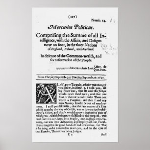 Poster de 'Mercurius Politicus