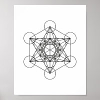Poster de Métatron Sacré Géométrie Mur Art