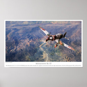 Poster de Mitsubishi Ki-15 AviationArt