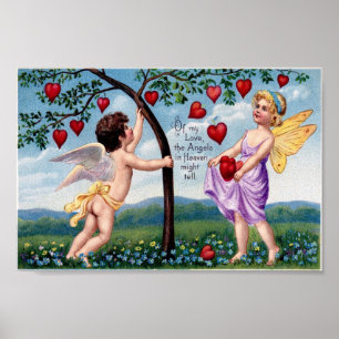 Poster De Mon Amour Les Anges Dans Le Ciel Pourraient Dir