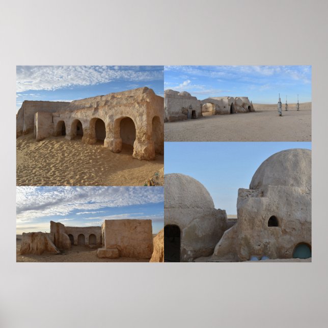 Poster de Mos Espa sur la planète Tatooine (Devant)