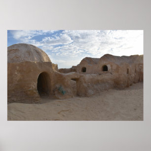 Poster de Mos Espa sur la planète Tatooine