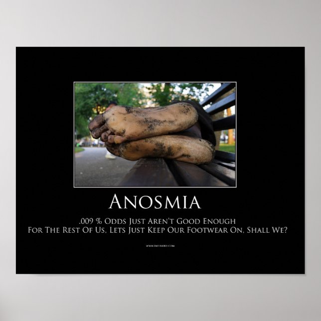 Poster de motivation Anosmia (Devant)