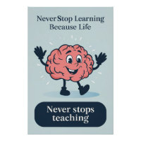 Poster de motivation pour les enseignants et les é