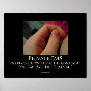 Poster de motivation privée EMS
