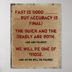 Poster de motivation rapide