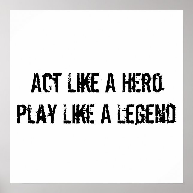 Poster de motivation sportive (Devant)