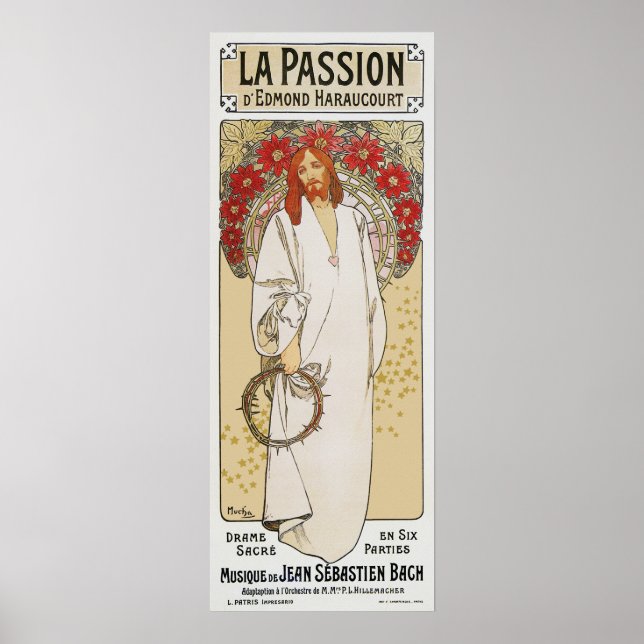 Poster de Mucha : La Passion / La Passion du Chris (Devant)
