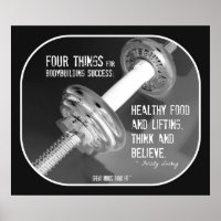 Poster de musculation avec devis 009