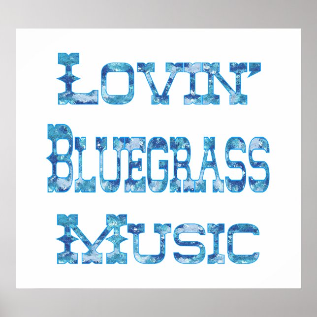 Poster de musique Bluegrass (Devant)