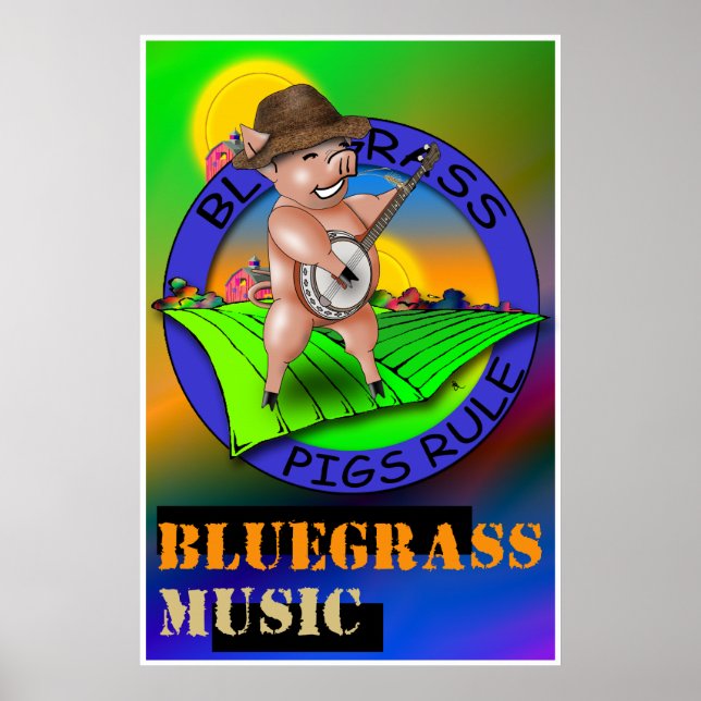 Poster de musique Bluegrass (Devant)