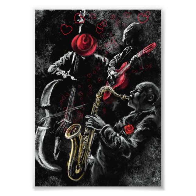 Poster de musique jazz Jazz Band (Devant)