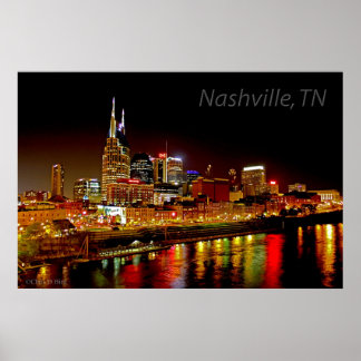 Poster de Nashville, TN Skyline