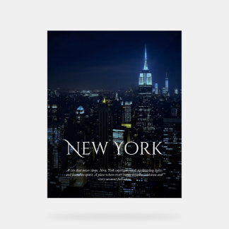 Poster de New York City Skyline - Modern Wall Art 