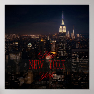 Poster de New York City Skyline - Modern Wall Art
