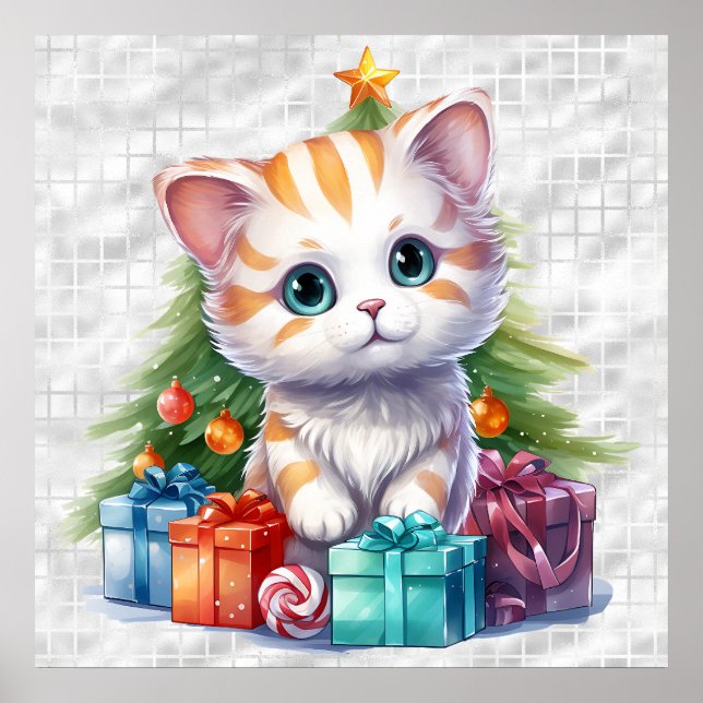 Poster de Noël Kitty (Devant)