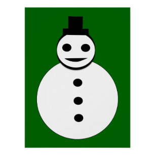 Poster de Noël Snowman