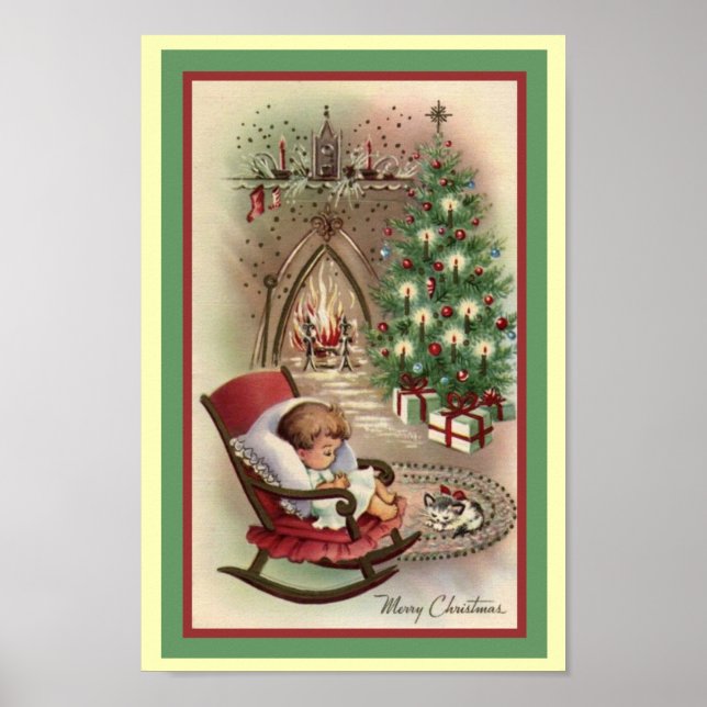 Poster de Noël Vintage (Devant)