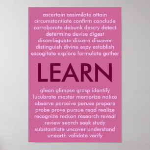 Poster De nombreuses façons d'apprendre