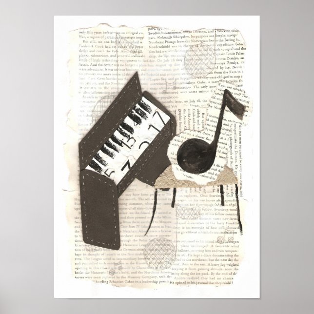 Poster de notes musicales (Devant)