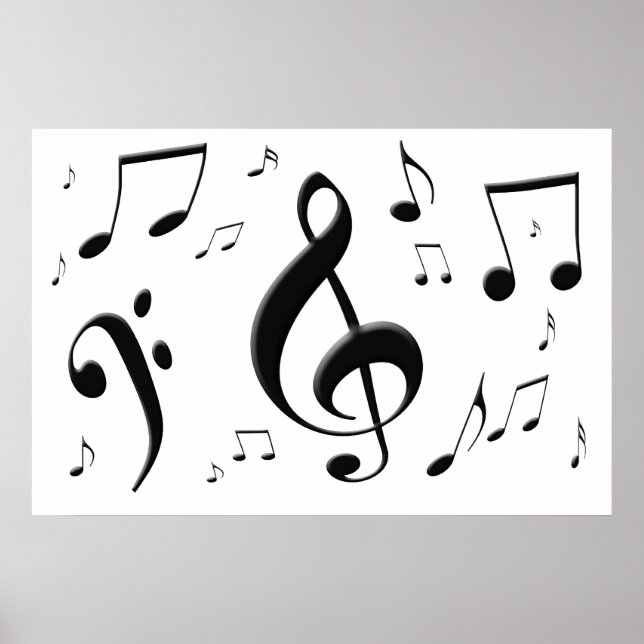 Poster de notes musicales bulgares (Devant)