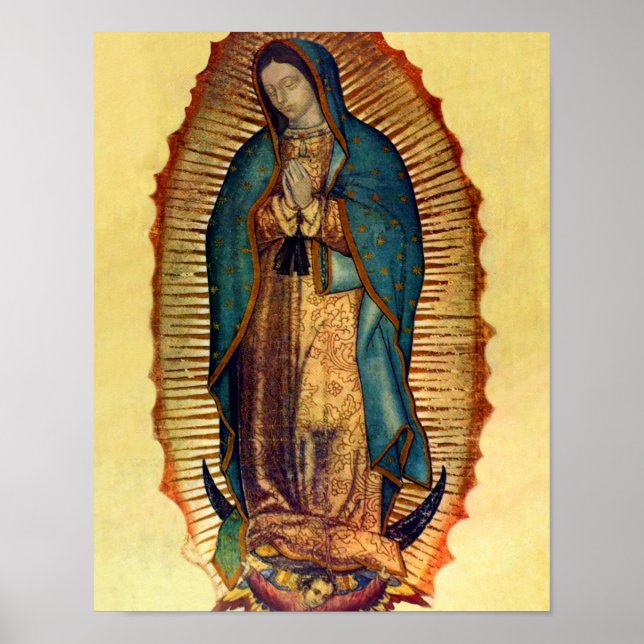 Poster de Notre-Dame de Guadalupe Vierge Marie (Devant)