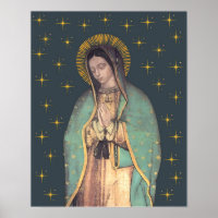 Poster de Notre-Dame de Guadalupe Vierge Marie