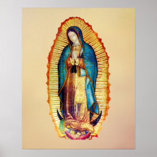 Poster de Notre-Dame de Guadalupe Vierge Marie