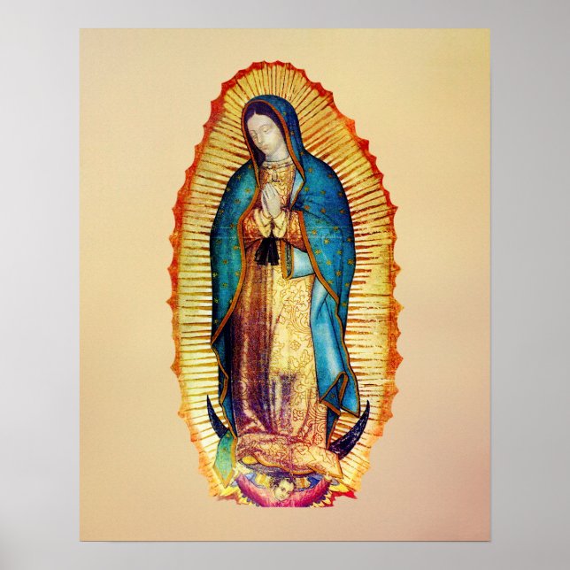 Poster de Notre-Dame de Guadalupe Vierge Marie (Devant)
