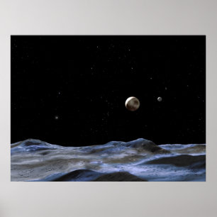 Poster De nouvelles lunes autour de Pluton