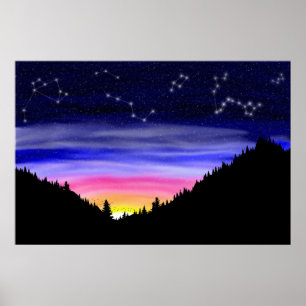 Poster de nuit Diamond