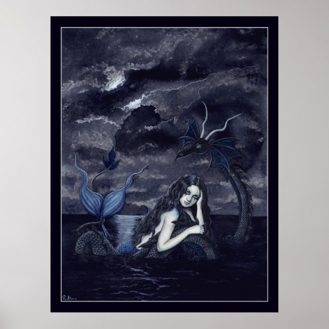 Poster de nuit le plus sombre (Devant)