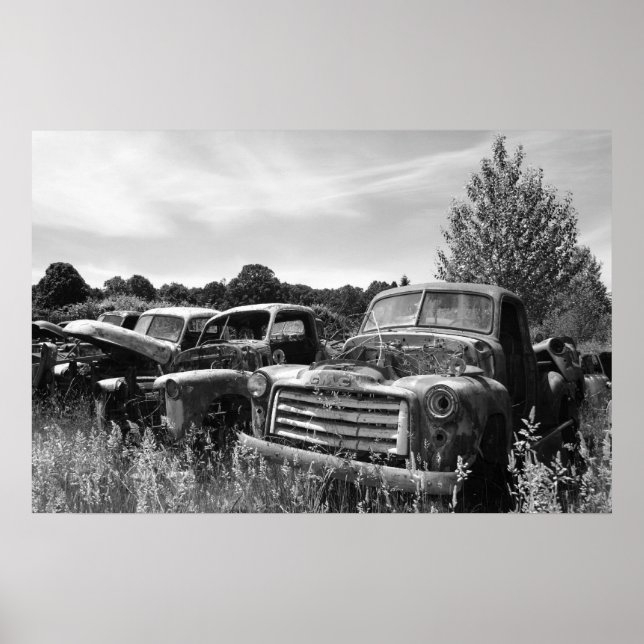 Poster de Old Trucks Junkyard (Devant)