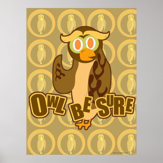 Poster de Owl Be Sure (Devant)