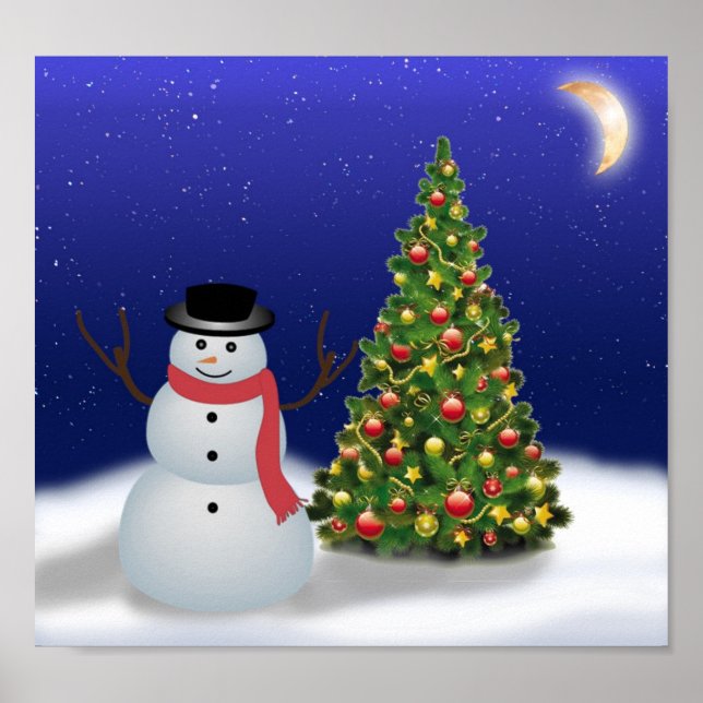 Poster de papier peint de Noël (Devant)