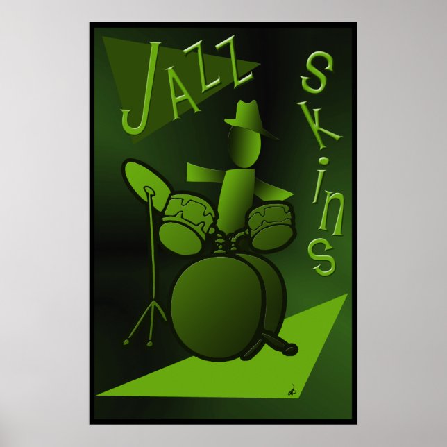 Poster de peaux de jazz Imprimer (Devant)