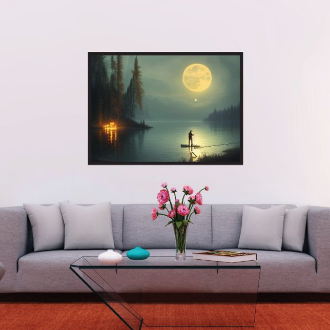 Poster de pêche de minuit (Créateur téléchargé)