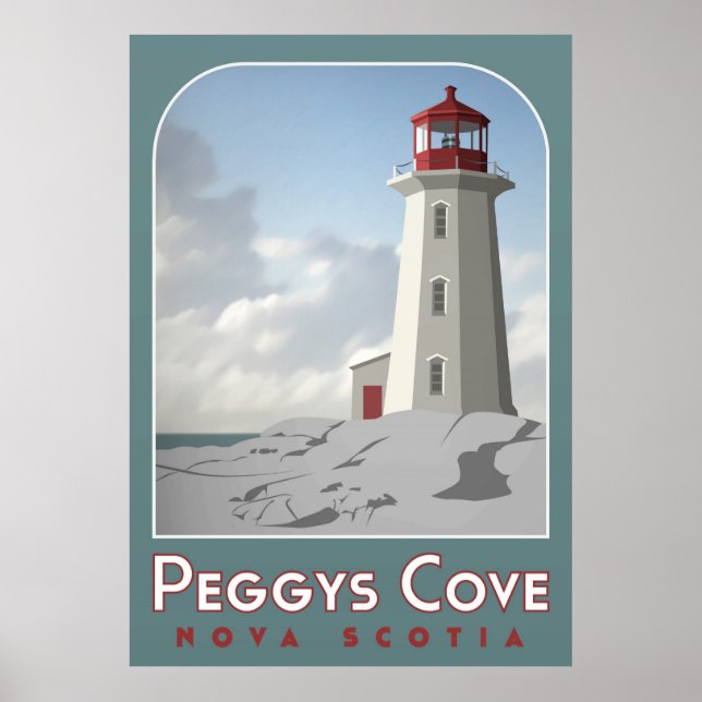 Poster de Peggy's Cove Deco (Devant)
