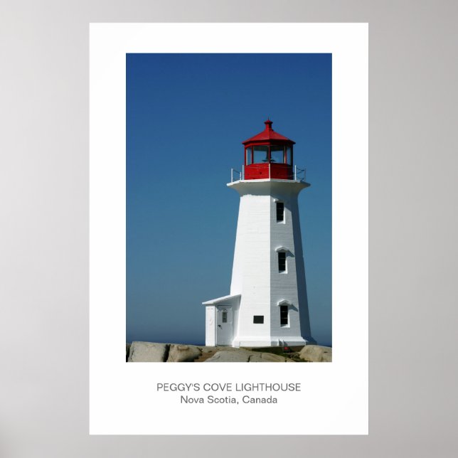 Poster de Peggy's Cove Lighthouse, Nouvelle-Écosse (Devant)