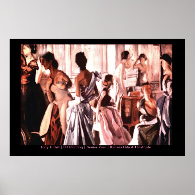 Poster de peinture à l'huile (Devant)