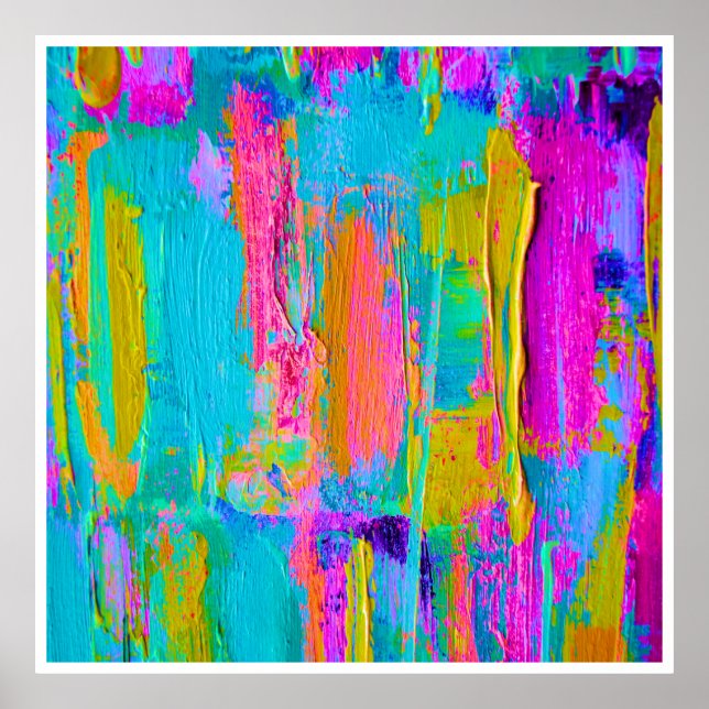 Poster de peinture de couteau de grande palette 3a (Devant)