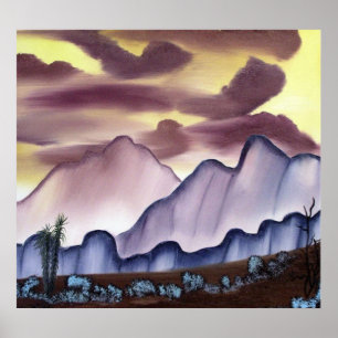 Poster de peinture du désert du sud-ouest