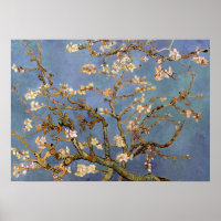 Poster de peinture Van Gogh Almond Blossom