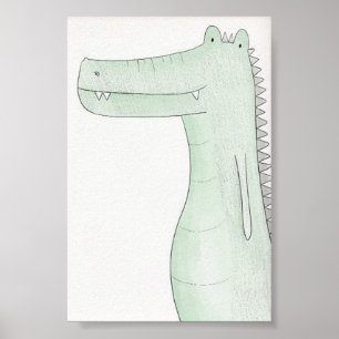 Poster de pépinière - Crocodile