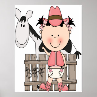 Poster de petite fille mignonne Poster d'art Impri