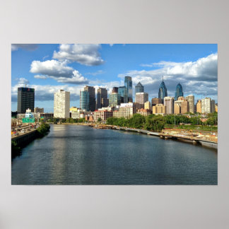 Poster de Philadelphia Daytime Skyline