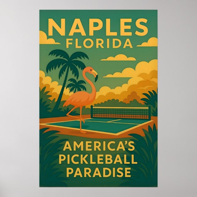 Poster de Pickleball : Naples Florida Pickleball (Devant)
