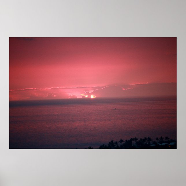 Poster de Pink Sunset Sky (Devant)