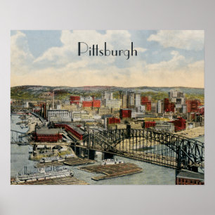 Poster de Pittsburgh Point 1931